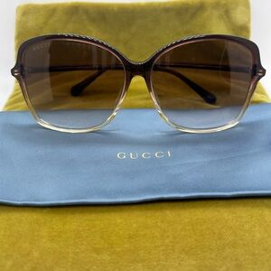 Gucci Brown Gradient Sunglasses